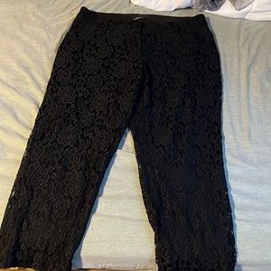 Lane Bryant Lace Slacks Size 18
